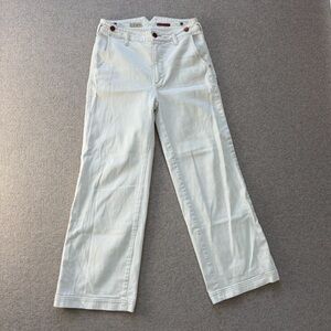 Anthropologie Ivory Wide Leg Jean